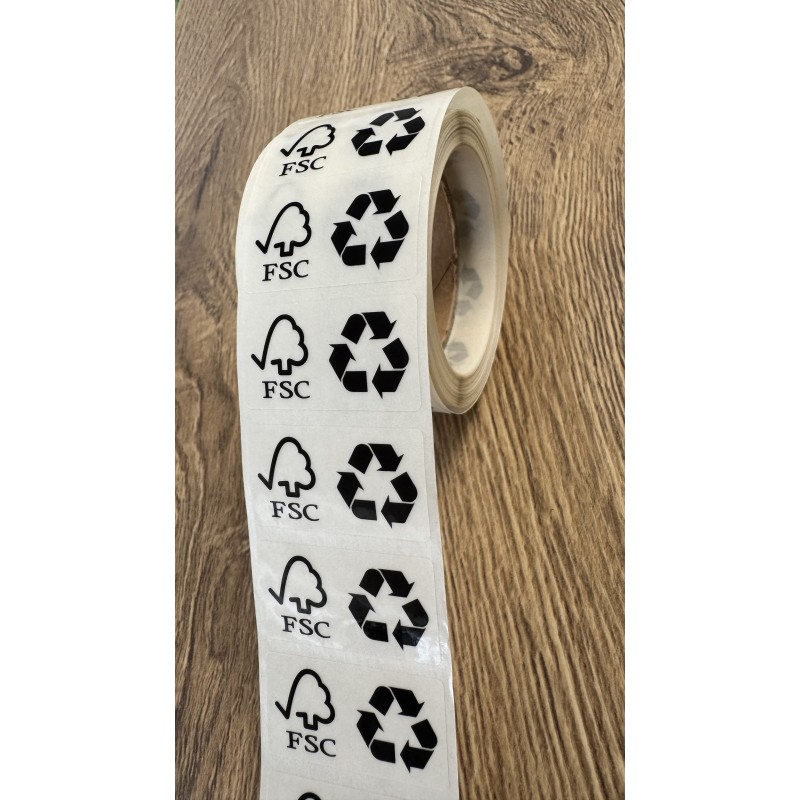 Αυτοκόλλητες Ετικέτες Πλαστικές/Μεταλιζέ 10x10 εκ