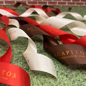 Σατέν Κορδέλα 2 όψεων με ούγια 10χιλ πλάτος